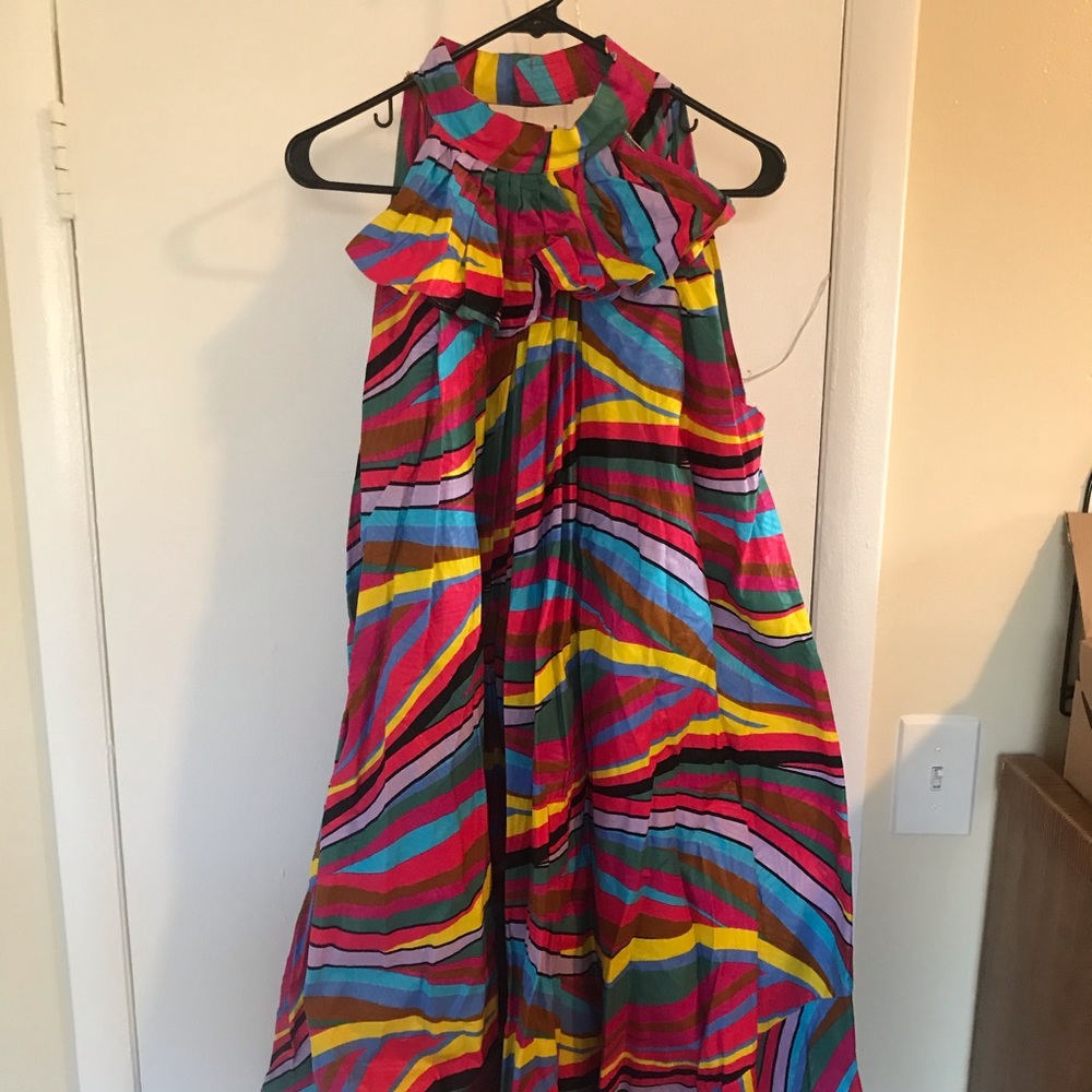 African print dress